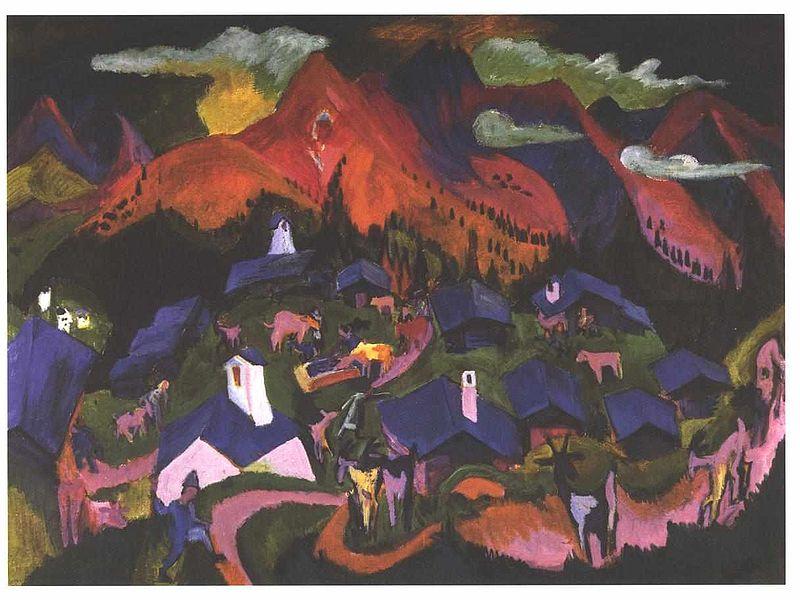 Ernst Ludwig Kirchner Return of the animals oil painting image